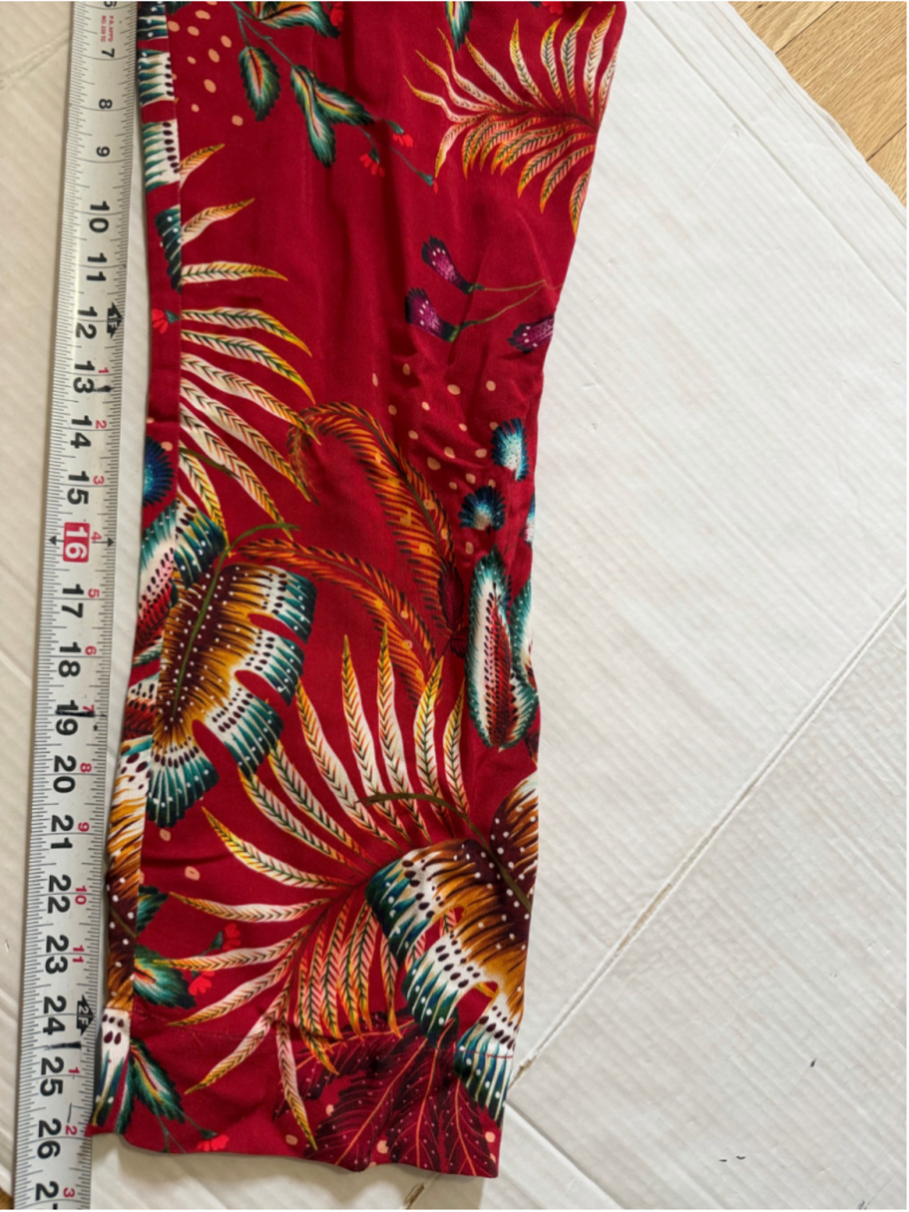 NWT FARM Rio Folhagem De Inverno Y Neckline Boboikat Jumpsuit Red Multi Size L - Picture 12 of 16
